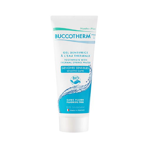 Зубная гель-паста BUCCOTHERM для чувствительных десен без фтора, 75 гр