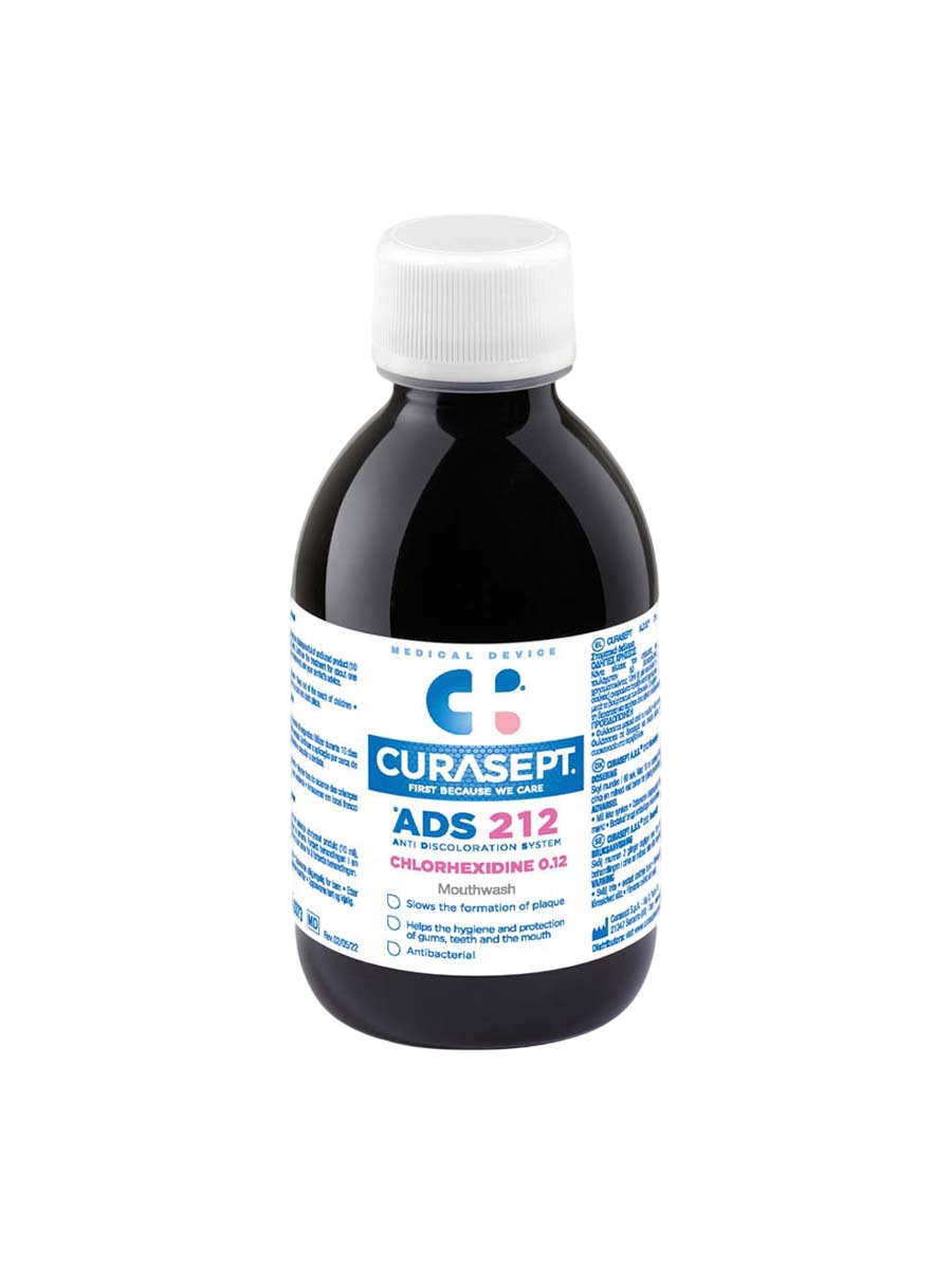Ополаскиватель Curasept ADS DNA 212 хлоргексидин 0,12%, 200 мл