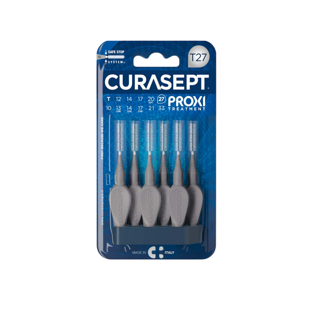 Межзубные ершики Curasept PROXI Treatment T27 серый, ISO 7, 2,7мм (6 шт)