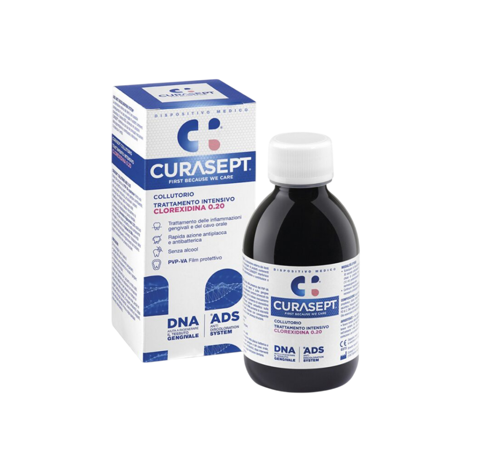 Ополаскиватель Curasept ADS DNA 220 хлоргексидин 0,2%, 200 мл
