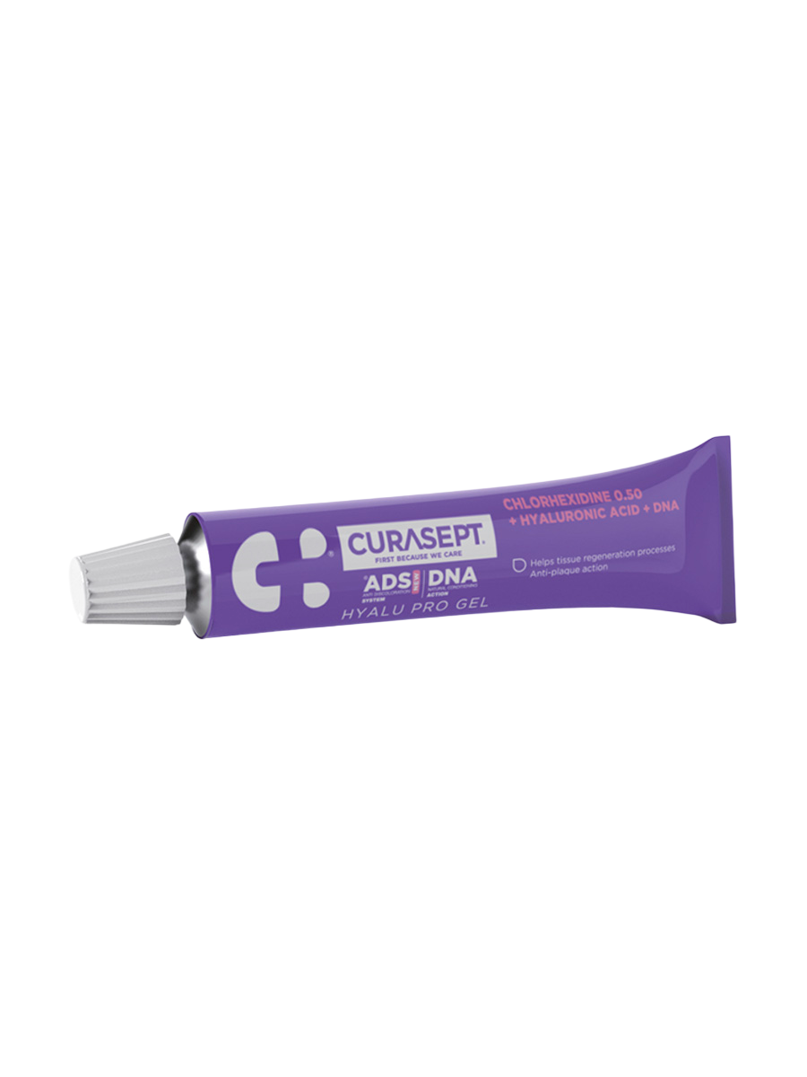 Гель для десен Curasept DS DNA 350 HYALU PRO гиалуроновая кислота, хлоргексидин 0,5%, 30 мл