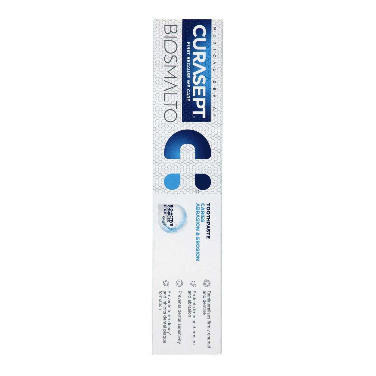 Зубная паста Curasept Biosmalto Caries, Erosion and Abrasion против кариеса, 75 мл