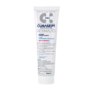 Мусс Curasept Biosmalto Caries, Erosion and Abrasion реминерализирующий со вкусом клубники, 150 мл